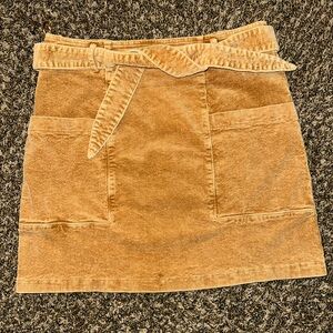 Women’s ILLA ILLA Camel Corduroy Skirt size SMALL